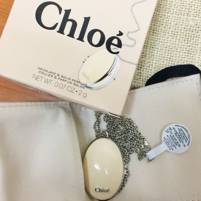 Chloe bianca solid perfume necklace 2ml edp for women Clearance