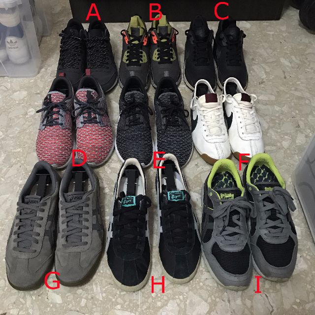 Clearing Various Nike & Onitsuka Tiger Shoes! (Category: Sneakers) located in Singapore. Submitted by slkg_ (Listing ID 97844908, Image 1). Description: .