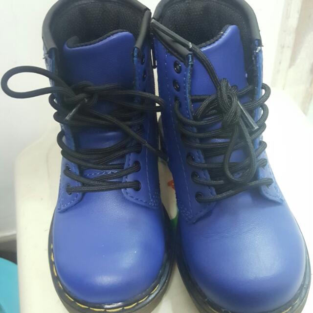 kids blue dr martens