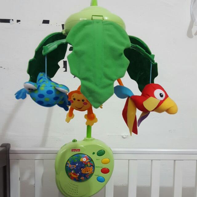 rainforest peek a boo mobile