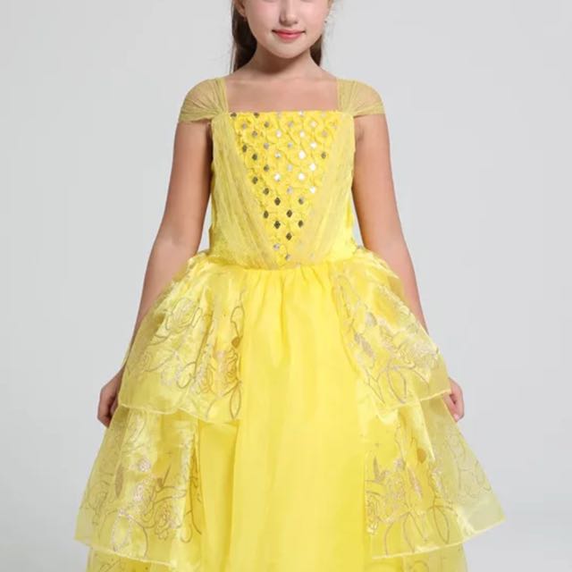 beauty and the beast infant dress