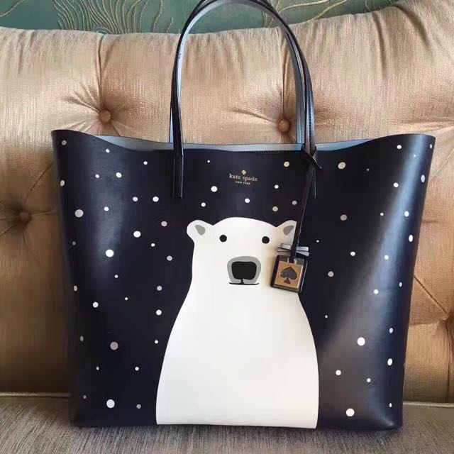 kate spade polar bear tote