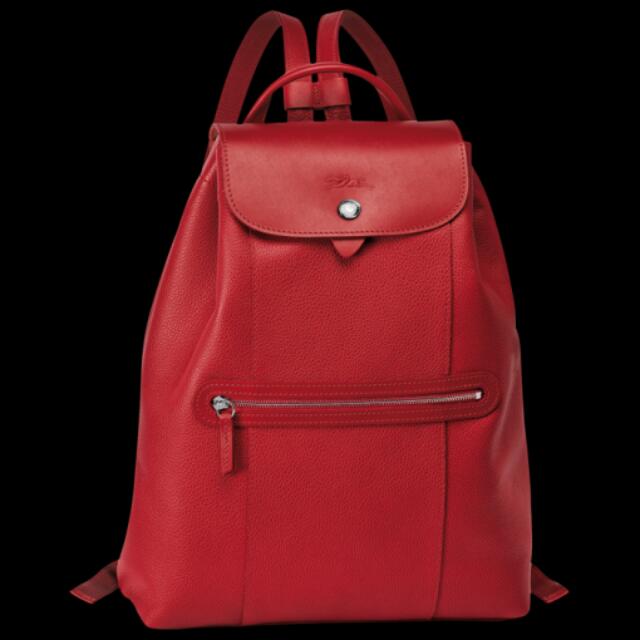 longchamp le foulonne leather backpack