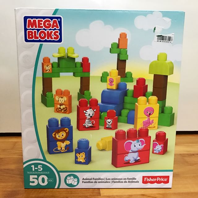 New! Mega Bloks Animal Families Building Blocks Set, Hobbies & Toys, Toys &  Games on Carousell