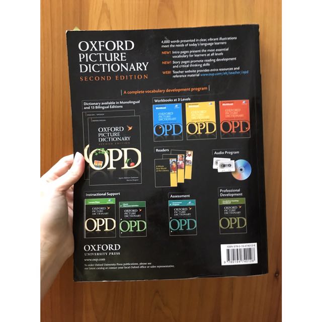 二手書*Oxford Picture Dictionary English/ Chinese 第二版 教科書出清, 書籍、休閒與玩具
