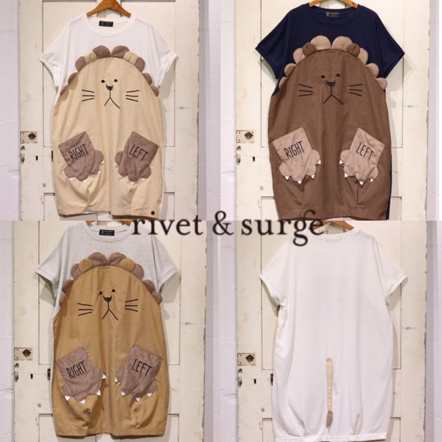 Rivet&Surge 獅子長Tee, 預購- Carousell