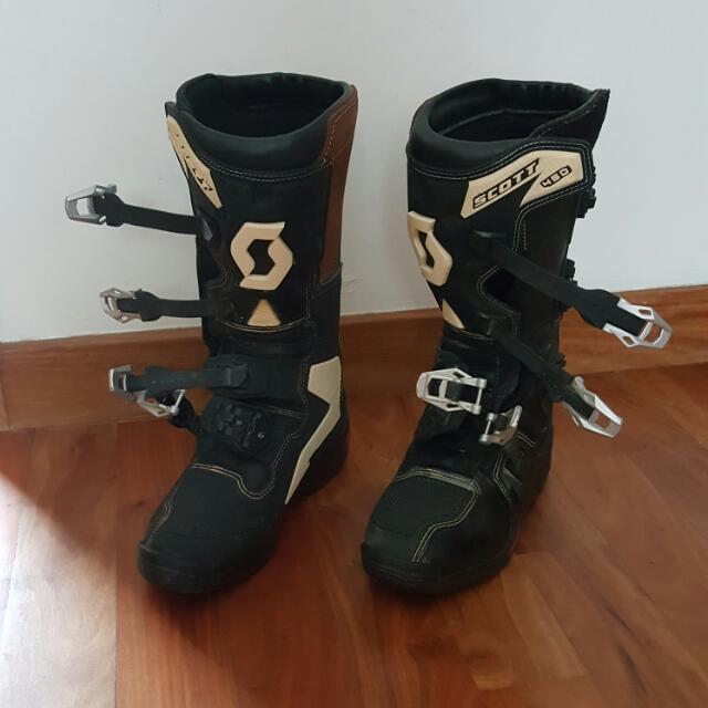scott motocross boots