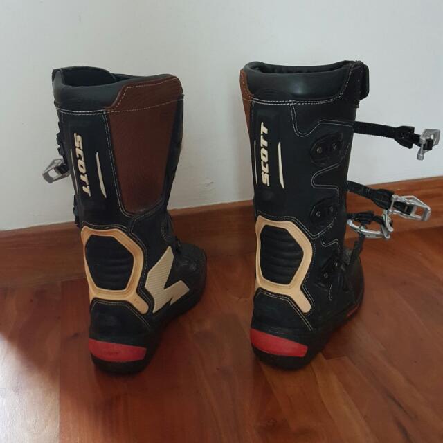 Scott 450 Motocross Boots Car Accessories on Carousell