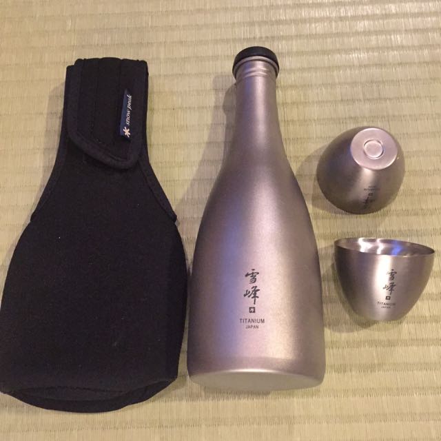 Snow Peak 雪峰鈦金屬清酒sake 套裝 廚房用具 Carousell