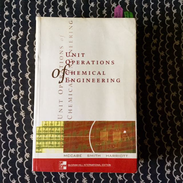 Unit Operations Of Chemical Engineering Hobbies Toys Books Magazines Travel Holiday Guides On Carousell