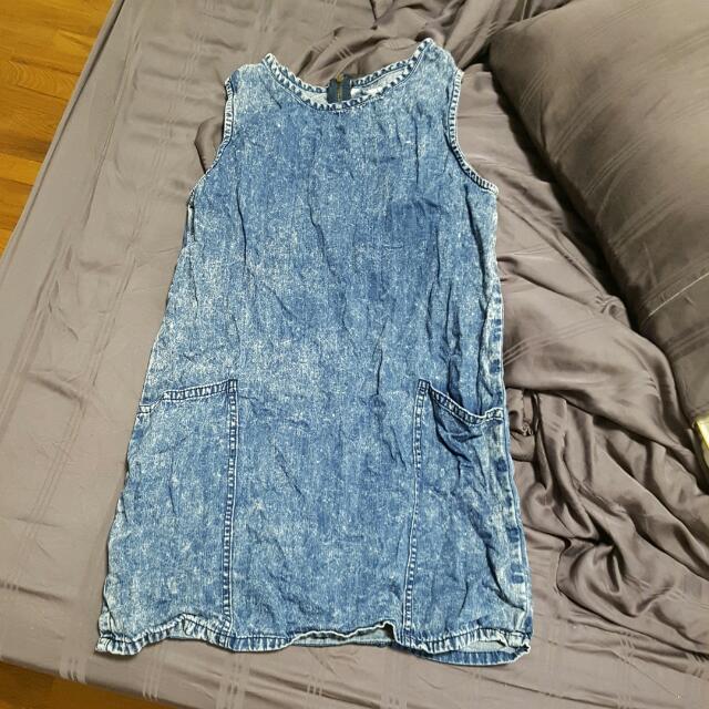 valley girl denim dress