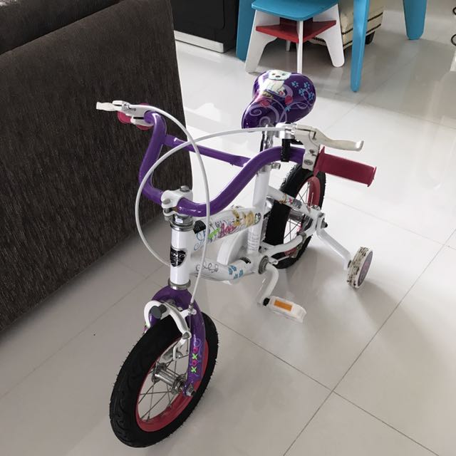 purple bike for 4 year old