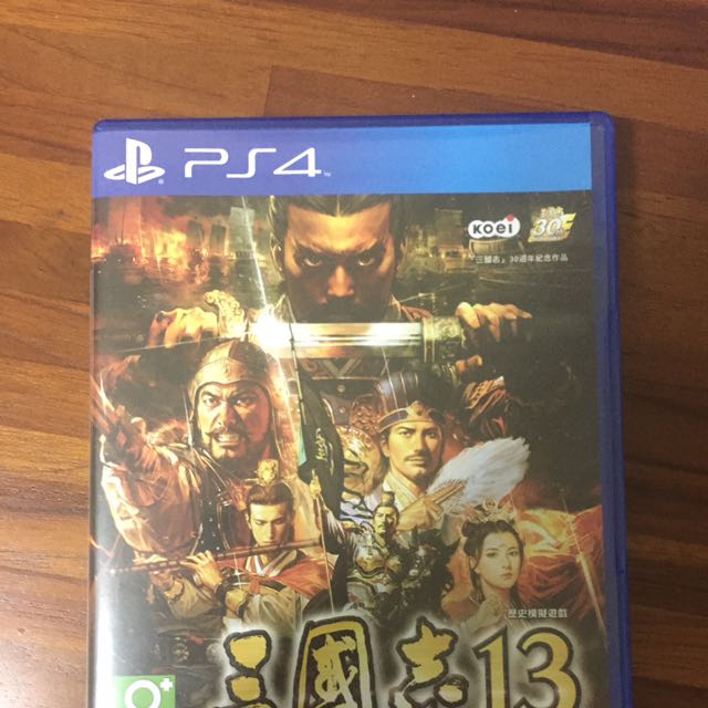 三國志13 Ps4遊戲光碟 電玩 電玩遊戲在旋轉拍賣