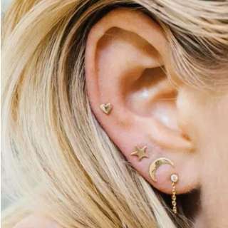 Celestial Ear Studs - 3pcs set