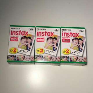 Fujifilm Refill Instax Mini Polos Twinpack Polaroid (20 Lembar)