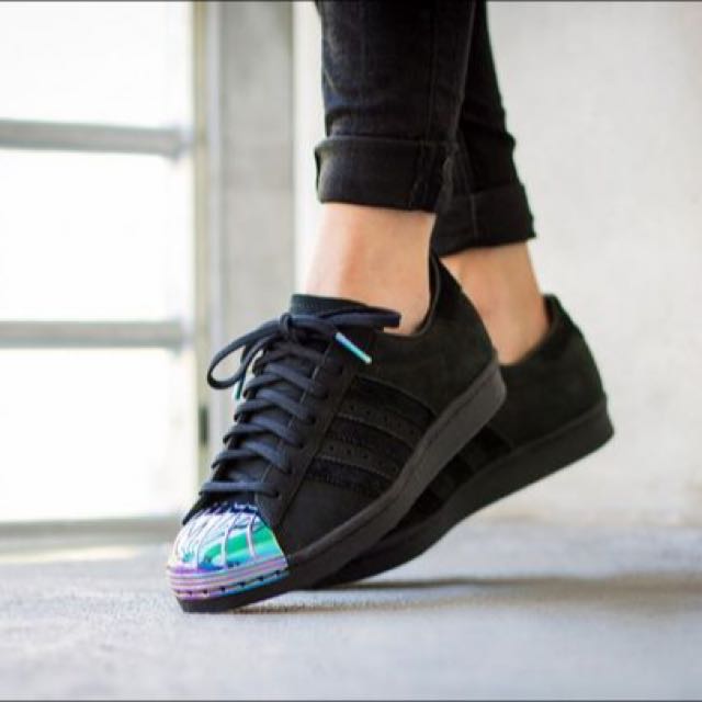 Adidas Superstar 80s Metal Toe Irisdescent Women 24.5CM UK4.5 US6
