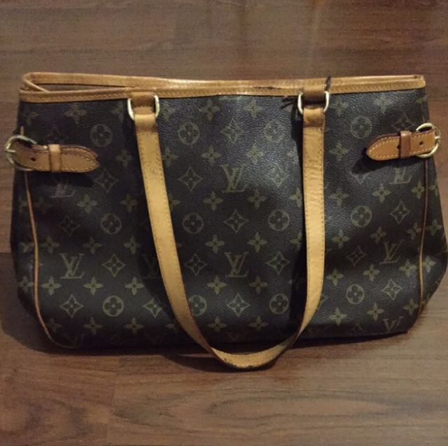 Lv square tote bag batignolles, 名牌, 手袋及銀包- Carousell