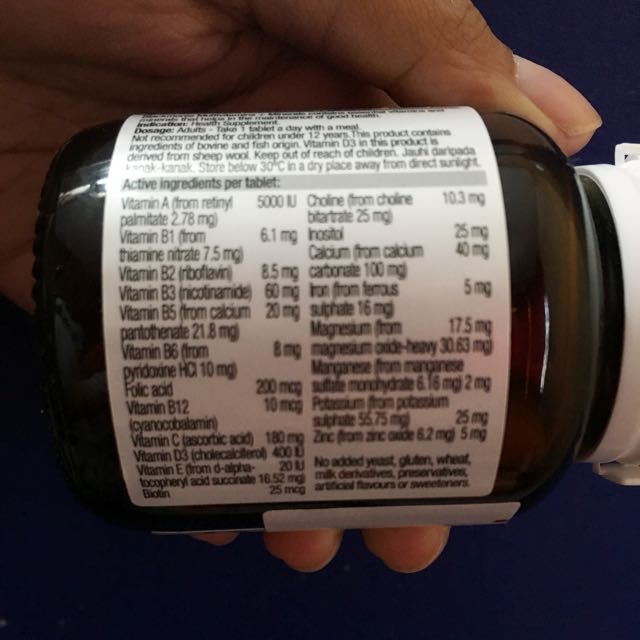 Blackmores Multivitamins + Minerals 30 Tablets, Health & Nutrition