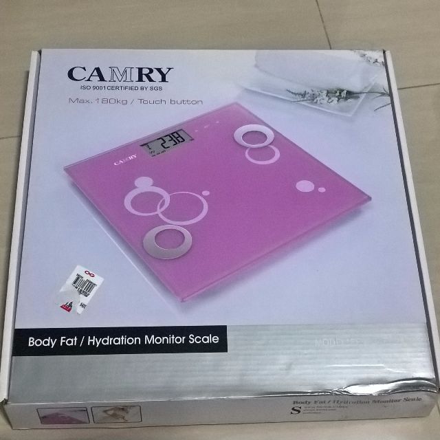 Camry Body Fat / Hydration Monitor Scale Weighing Machine EF983/EF983H