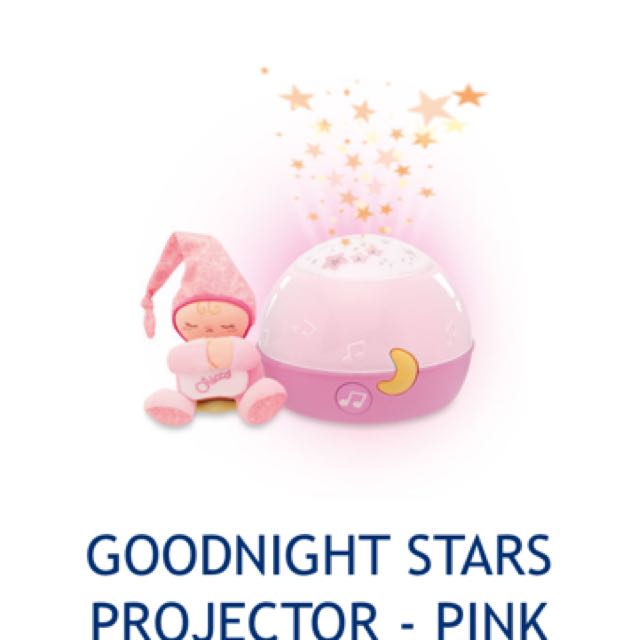 chicco goodnight stars projector pink