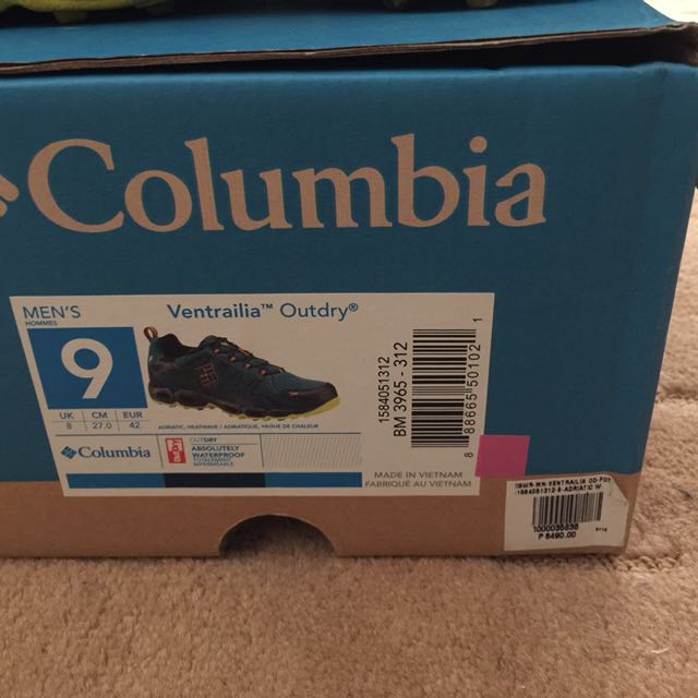 columbia ventrailia outdry