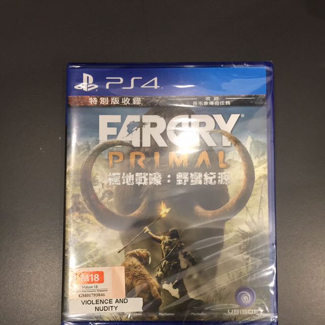 BNIB PS4 Far Cry Primal Special Edition, Video Gaming, Video Games ...