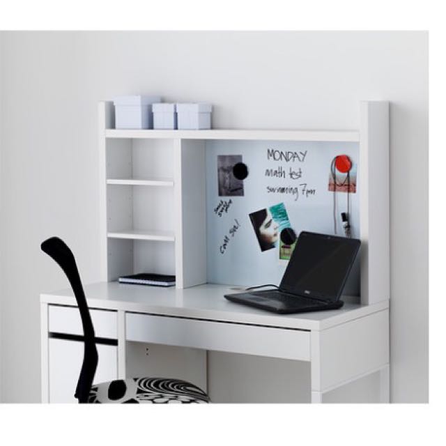 Ikea Micke Desk White Furniture Tables Chairs On Carou Photo