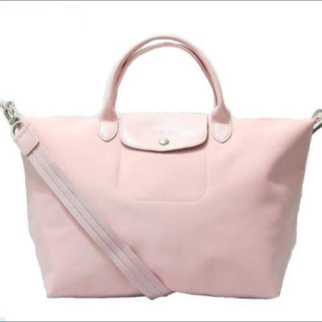 light pink longchamp
