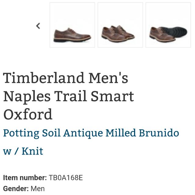 timberland mens naples trail oxford shoes potting soil