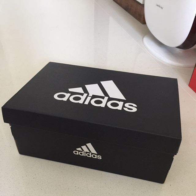 empty adidas shoe boxes