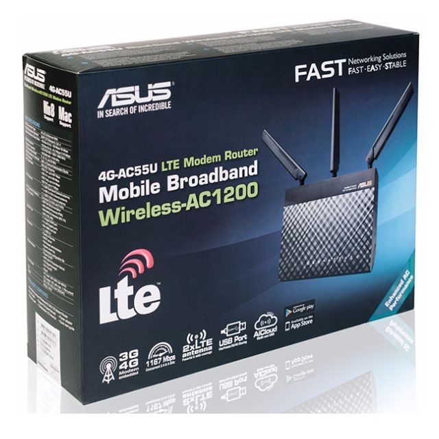 Asus 4g Ac55u 4g Lte Modem Router Electronics Computers On Carousell