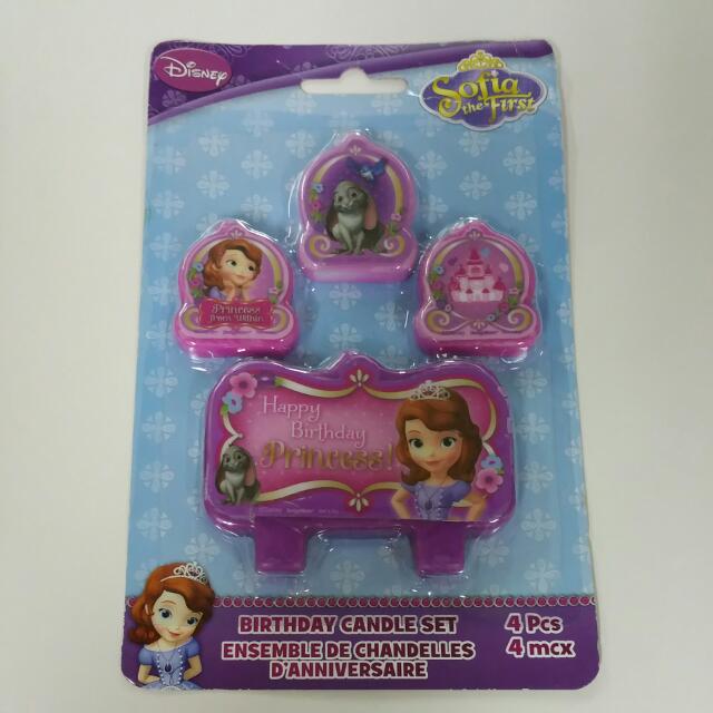 Brand New Sofia The First Disney Princess Candles Babies Kids Babies Kids Fashion On Carousell