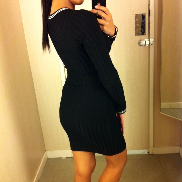 Ringer bodycon top dress