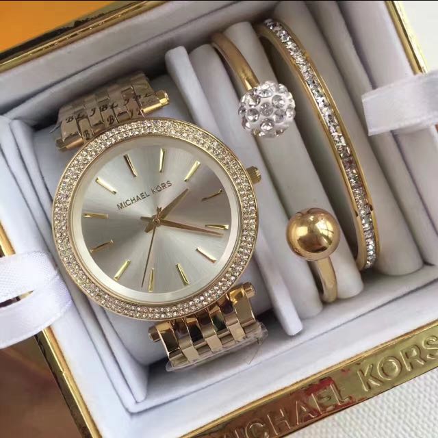 Michael Kors Watch Bangle Set Women s Fashion Jewelry