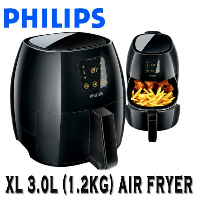 philips airfryer (xl size) with grill pan , home appliances on carousell