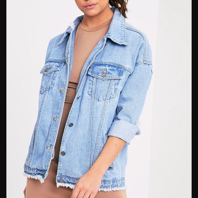 f&f oversized denim jacket