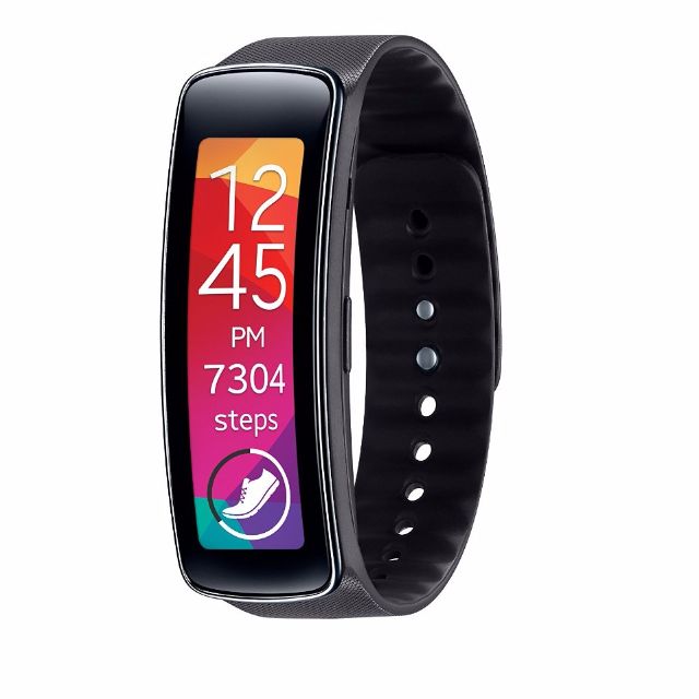 Samsung Gear Fit1 Smart Watch Black Mobile Phones Gadgets