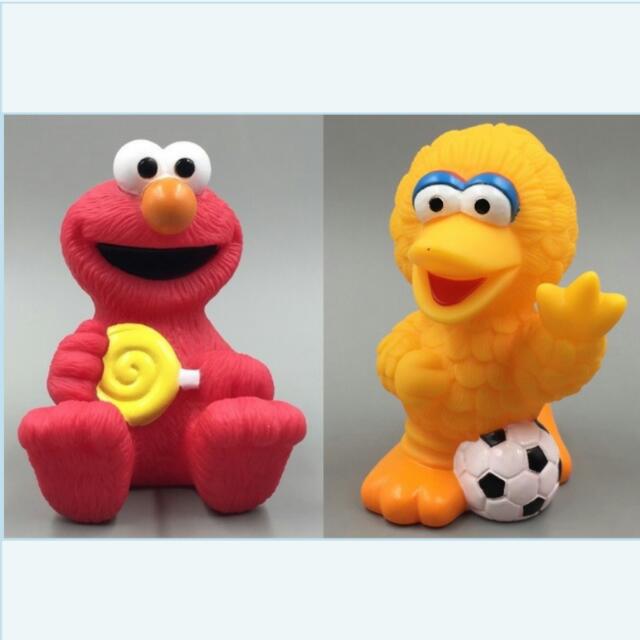Sesame Street Elmo Big Bird Cake Topper 2 Pieces Set Design