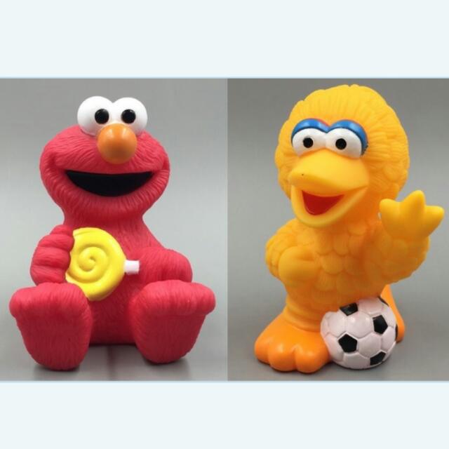 Sesame Street Elmo Big Bird Cake Topper 2 Pieces Set Babies