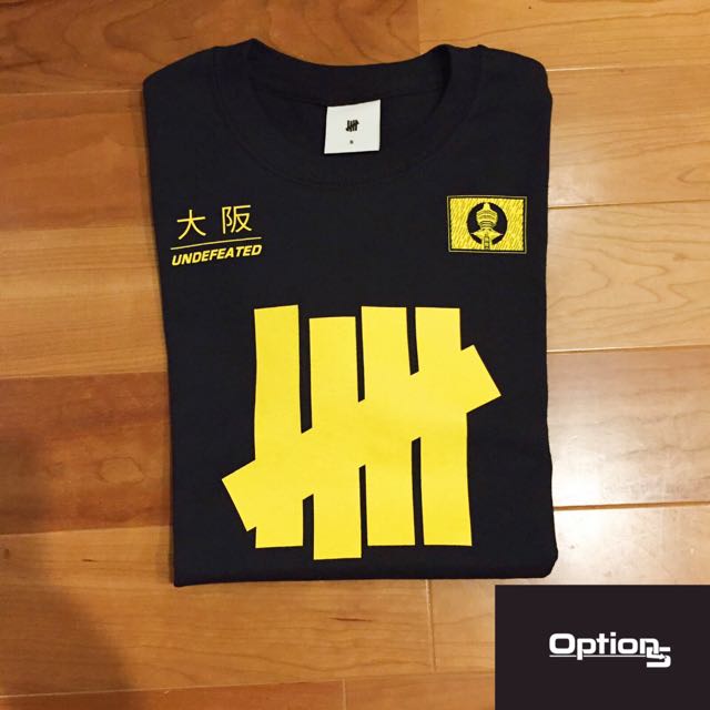 undefeated t shirt sizing