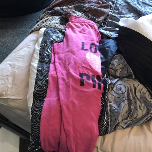 Victoria secret pink track pants clearance
