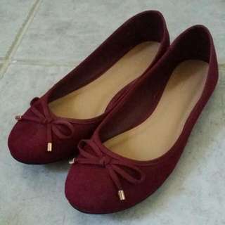 Forever21 Maroon Flats
