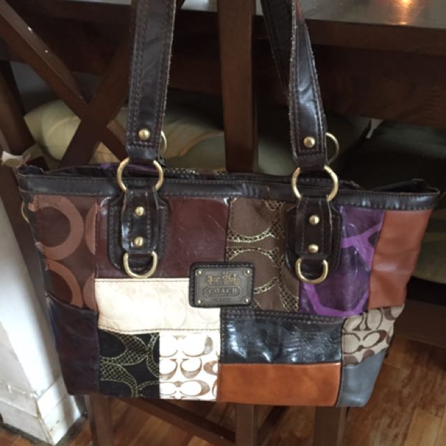 coach patchwork purse