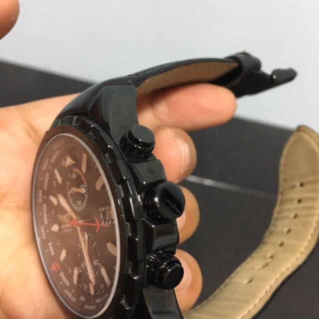 Aviator gents world time watch best sale