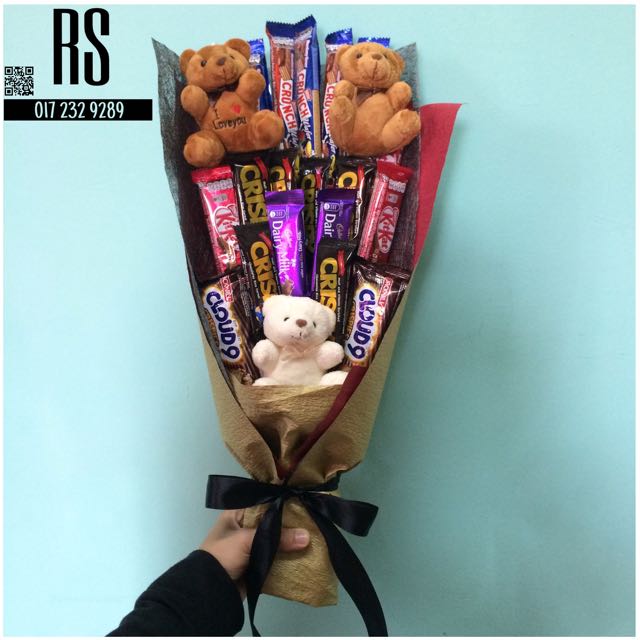 Bouquet Bajet RM30  Bouquet Coklat Bajet 