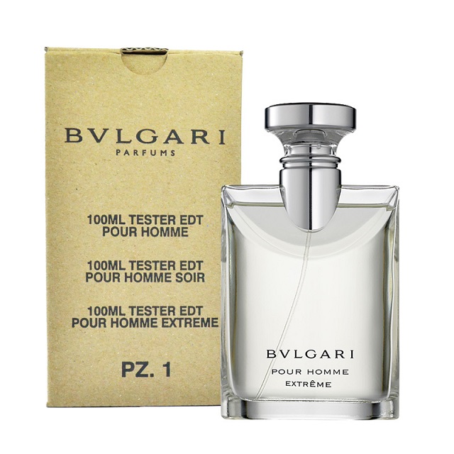 BVLGARI POUR HOMME EXTREME EDT FOR MEN 50ml 100ml Tester BULGARI POUR HOMME EXTREME EAU DE TOILETTE SILVER