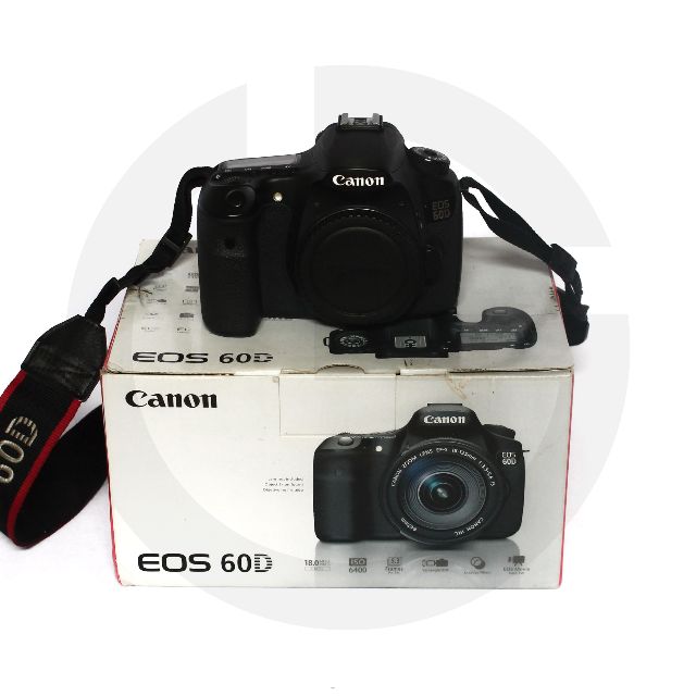 canon eos 60d body only bo eks garansi internasional