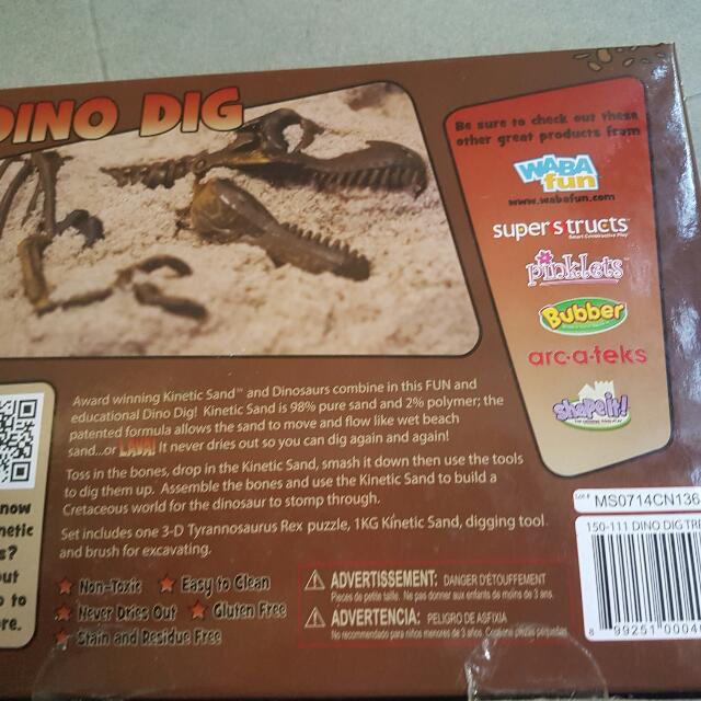 Dino Dig Kinetic Sand
