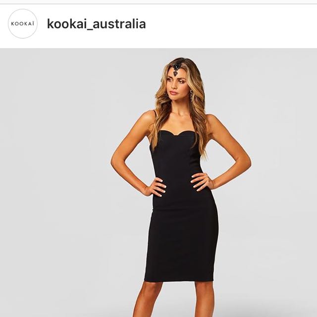 kookai black dress