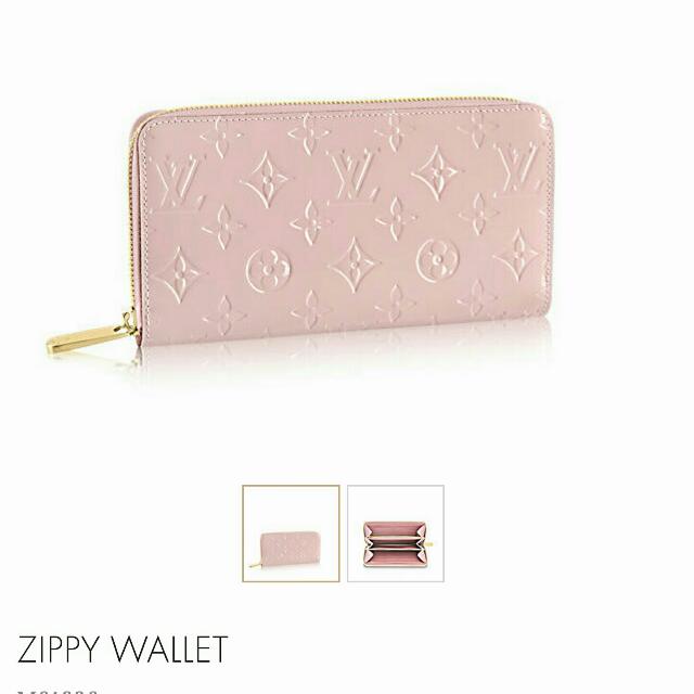 Louis Vuitton - Zippy Wallet - Monogram - Rose Ballerine - Women - Luxury